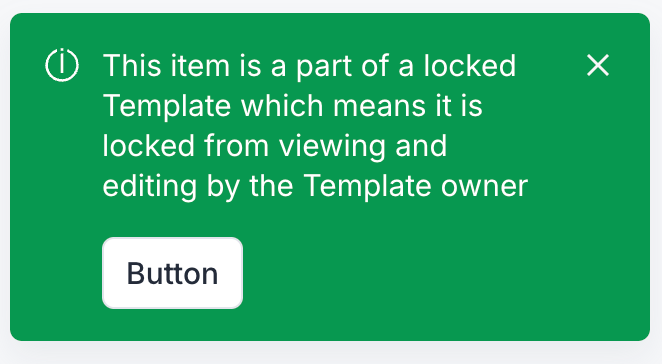 Toast — feedback overlay with timed dismissal and an inner action button